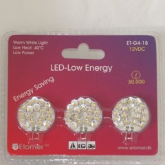 ETOMER LED-lamppu, 12V/1W